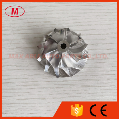 CT10 36.00/50.96mm 6+6 blades turbo milling/aluminum 2618/billet compressor wheel for 2KD-FTV