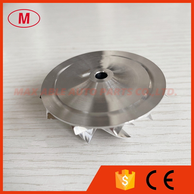 CT10 36.00/50.96mm 6+6 blades turbo milling/aluminum 2618/billet compressor wheel for 2KD-FTV