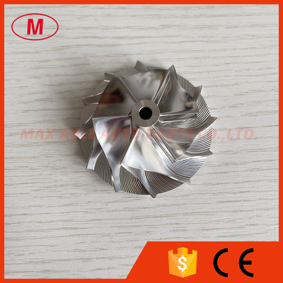 CT10 42.50/61.00mm 17291-0L020HF 6+6 blades turbo milling/aluminum 2618/billet compressor wheel for Upgrade 17201-0L020