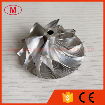 CT10 42.50/61.00mm 17291-0L020HF 6+6 blades turbo milling/aluminum 2618/billet compressor wheel for Upgrade 17201-0L020