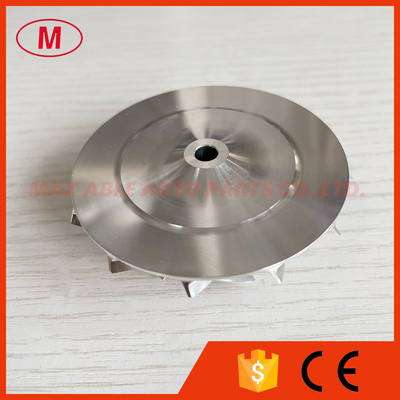 CT10 42.50/61.00mm 17291-0L020HF 6+6 blades turbo milling/aluminum 2618/billet compressor wheel for Upgrade 17201-0L020