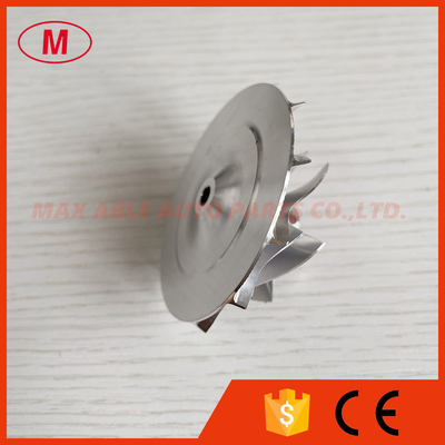 CT10 42.50/61.00mm 17291-0L020HF 6+6 blades turbo milling/aluminum 2618/billet compressor wheel for Upgrade 17201-0L020