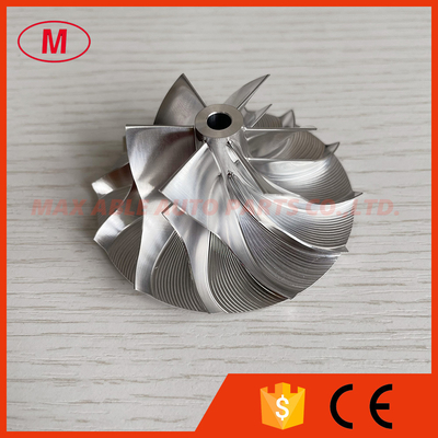 CT10 40.60/64.00mm Upgrade 17201-0L020 6+6 blades turbo milling/aluminum 2618/billet compressor wheel