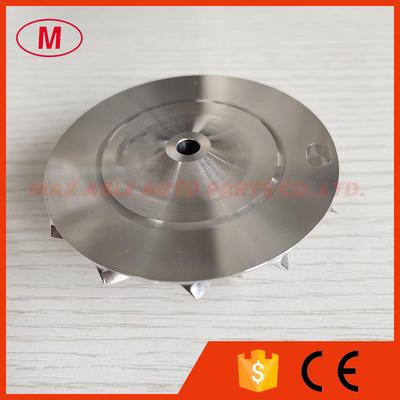 CT10 40.60/64.00mm Upgrade 17201-0L020 6+6 blades turbo milling/aluminum 2618/billet compressor wheel