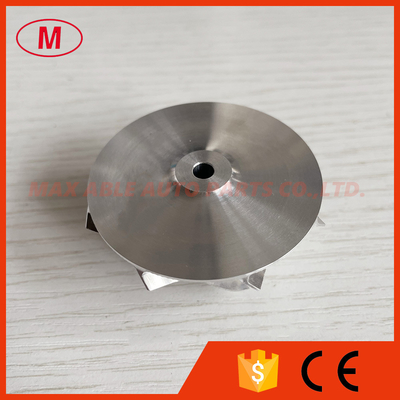 K04 39.86/50.96mm 5304-123-2024/5304-123-2021 4+4 blades turbo milling/aluminum 2618/billet compressor wheel