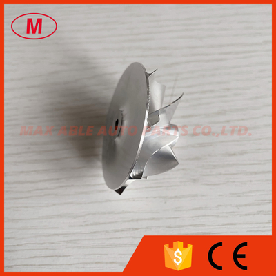 K04 39.86/50.96mm 5304-123-2024/5304-123-2021 4+4 blades turbo milling/aluminum 2618/billet compressor wheel