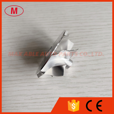 K04 39.86/50.96mm 5304-123-2024/5304-123-2021 4+4 blades turbo milling/aluminum 2618/billet compressor wheel