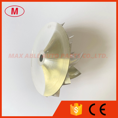 S400 6+6 blades 63.50/101.00mm high performance Turbo milling/aluminum 2618/billet compressor wheel