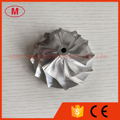 B03G forward 56.50/76.13mm 6+6 blades slim nose Turbo milling/aluminum 2618/billet compressor wheel