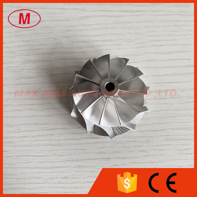 RHF4 41.50/50.00mm 11+0 blades Turbocharger milling/aluminum 2618/billet compressor wheel