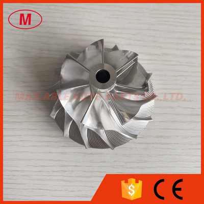 S00V111 173796 55.81/77.27mm 7+7 blades  aluminum 2618/milling /billet compressor wheel for 173900