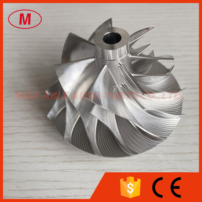 S00V111 173796 55.81/77.27mm 7+7 blades  aluminum 2618/milling /billet compressor wheel for 173900