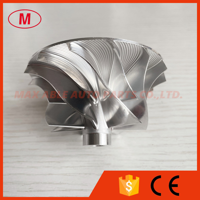 S00V111 173796 55.81/77.27mm 7+7 blades  aluminum 2618/milling /billet compressor wheel for 173900