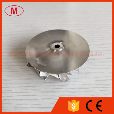 K04 5306-123-2014 46.39/56.08mm 6+6 blades performance aluminum 2618/milling/billet compressor wheel for 5304-970-0064