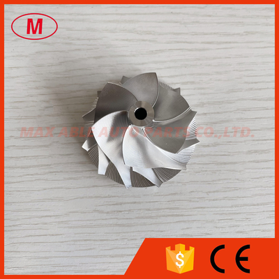 RHV4 42.80/56.50mm 6+6 blades performance point milling air curve turbo milling/aluminum 2618/billet compressor wheel