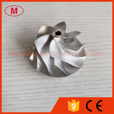 RHV4 42.80/56.50mm 6+6 blades performance point milling air curve turbo milling/aluminum 2618/billet compressor wheel