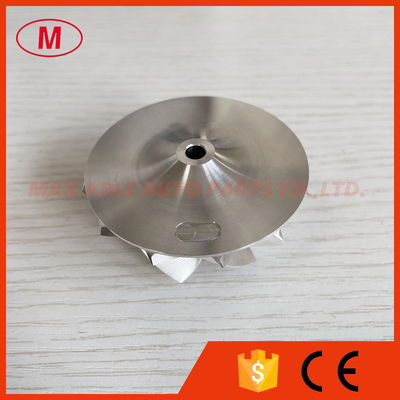 RHV4 42.80/56.50mm 6+6 blades performance point milling air curve turbo milling/aluminum 2618/billet compressor wheel