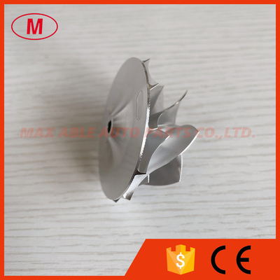 RHV4 42.80/56.50mm 6+6 blades performance point milling air curve turbo milling/aluminum 2618/billet compressor wheel