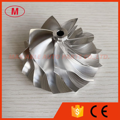 GT3584 7+7 blades 61.33/84.00mm point milling Performance turbo milling/aluminum 2618/billet compressor wheel for racing