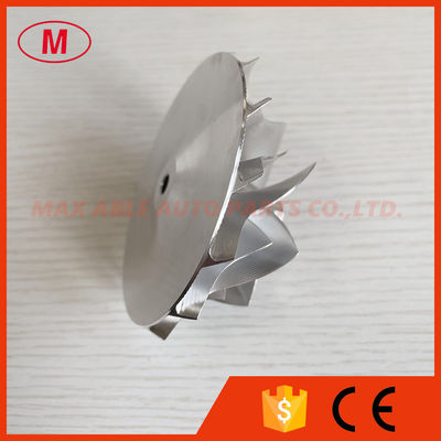 GT3584 7+7 blades 61.33/84.00mm point milling Performance turbo milling/aluminum 2618/billet compressor wheel for racing