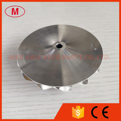 GT15-25 52.50/68.00mm 7+7 blades turbo milling/aluminum 2618/billet compressor wheel