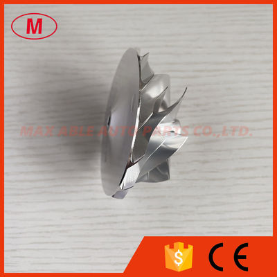 GT15-25 52.50/68.00mm 7+7 blades turbo milling/aluminum 2618/billet compressor wheel