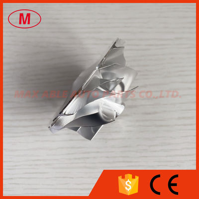 GT15-25 52.50/68.00mm 7+7 blades turbo milling/aluminum 2618/billet compressor wheel
