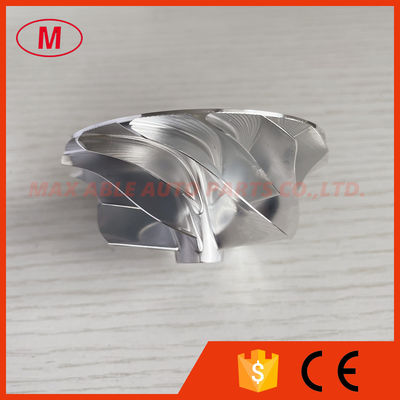 GT15-25 52.50/68.00mm 7+7 blades turbo milling/aluminum 2618/billet compressor wheel