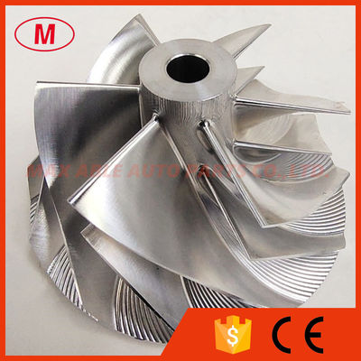 RHF4H 40.66/52.51mm 6+6 blades turbocharger milling/aluminum 2618/billet compressor wheel for VIFE