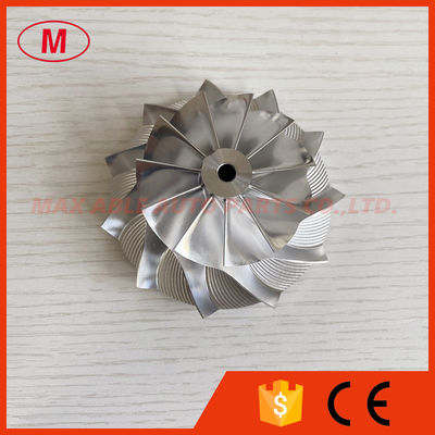 GT15-25 52.00/76.13mm 11+0 blades turbo milling/aluminum 2618/billet compressor wheelel