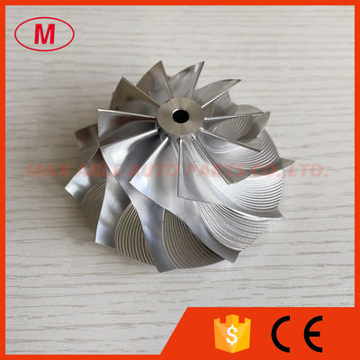 GT15-25 52.00/76.13mm 11+0 blades turbo milling/aluminum 2618/billet compressor wheelel