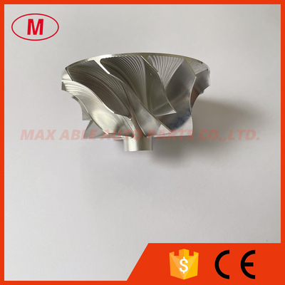 GT2872 47.00/63.00mm 6+6 blades Turbo milling/aluminum 2618/billet compressor wheel
