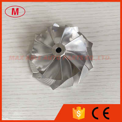 TD04HL reverse 52.50/68.00mm 9+0 blades high performance turbo milling/aluminum 2618/billet compressor wheel .