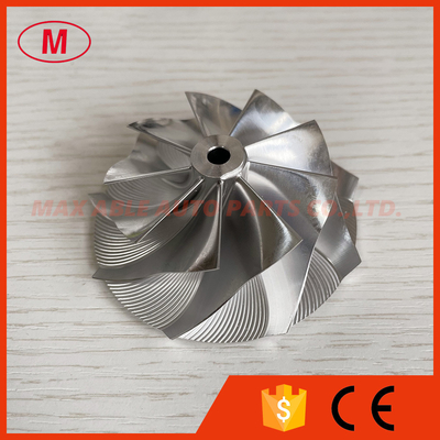 TD04HL reverse 52.50/68.00mm 9+0 blades high performance turbo milling/aluminum 2618/billet compressor wheel .