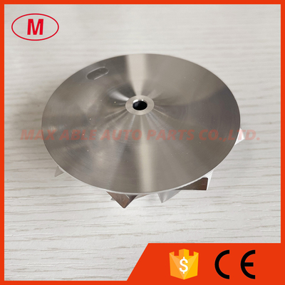 TD04HL reverse 52.50/68.00mm 9+0 blades high performance turbo milling/aluminum 2618/billet compressor wheel .