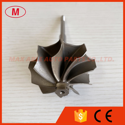 TF06-7R reverse 54X61.5mm 9 blades R10.5 journal bearing turbine shaft wheel /turbine wheel&shaft