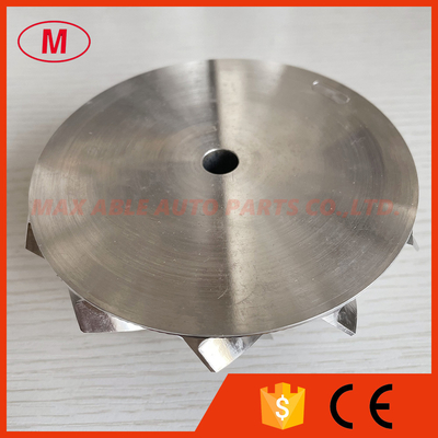 6418-4 75.83/102.75mm 11+0 blades bore :9.99mm racing turbocharger milling/aluminum 2618/billet compressor wheel