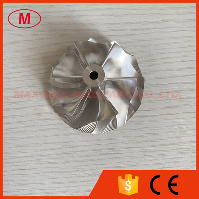 GT15-25 reverse 52.56/68.01mm 6+6 Blades milling/aluminum 2618/billet compressor wheel