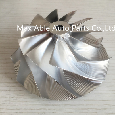 T51RSPL 76.71/102.33mm 11+0 blades racing Turbocharger Billet compressor wheel