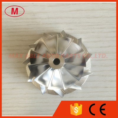 GT15-25 784369-0002/787571-0002 44.39/60.01mm 11+0 Blades high performance milling/aluminum 2618/billet compressor wheel