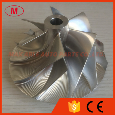 KTR110 6505-51-1410 72.14/106.00mm 6+6 blades turbocharger billet compressor wheel for Kom