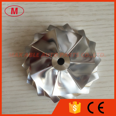 GT3076 7+7 blades 59.08/76.13mm turbo billet/milling/aluminum compressor wheel for racing
