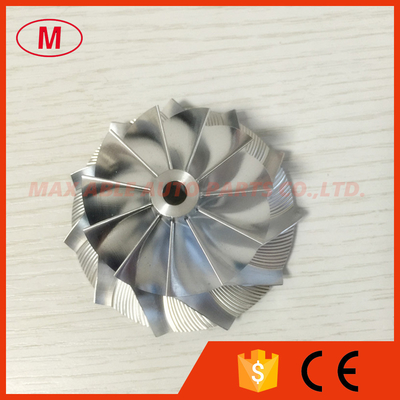 TD05H-20G 52.56/73.04mm 11+0 bladesTurbocharger aluminum 2024/milling/ Billet compressor w