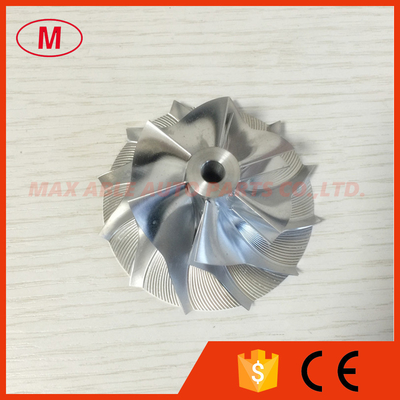 CT26 49.20/71.00mm 6+6 blades Turbocharger Aluminum 2024/Milling/Billet compressor wheel f