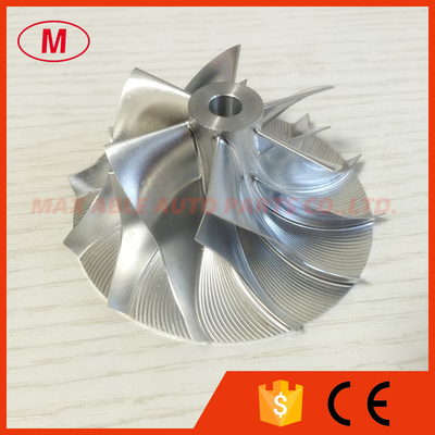 CT26 49.20/71.00mm 6+6 blades Turbocharger Aluminum 2024/Milling/Billet compressor wheel f