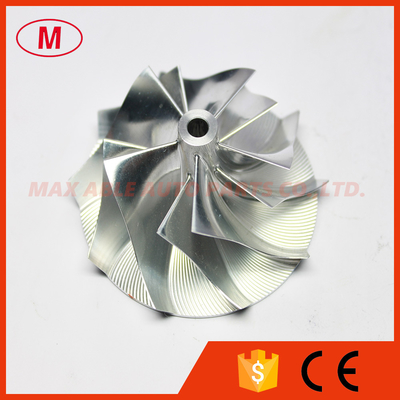 HT10 46.50/61.40mm 5+5 blades high performance aluminum 2024/Billet compressor wheel