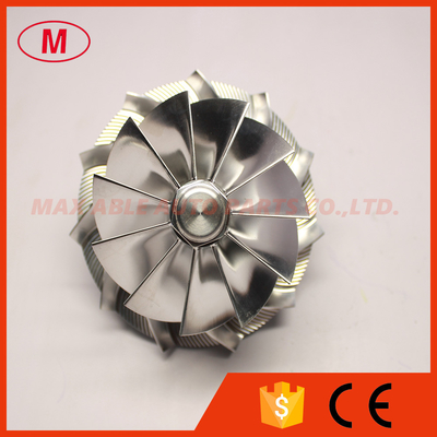 GTB4202 74.67/102.38mm 712341-0004 11+0 blades high performance billet compressor wheel