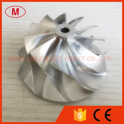 TD04HL 19T 46.02/58.00mm 11+0 blades 49189-X high performance Turbo milling/billet compressor wheel