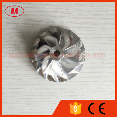 RHF55 46.40/65.00mm 7+7 blades Turbocharger milling/aluminum 2618/billet compressor wheel