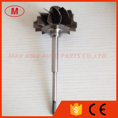 HX40 64X76mm 12 blades turbo wheel/ turbine shaft&wheel journal bearing